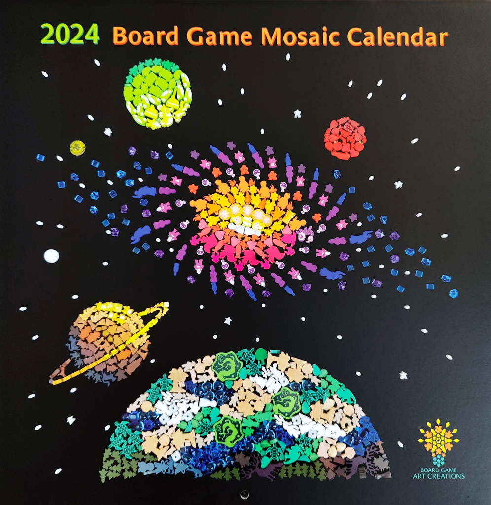 2024 Board Game Mosaic Calendar Thundergryph
